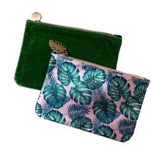 Ipsy Cosmetic Makeup Bag Case Set of 2